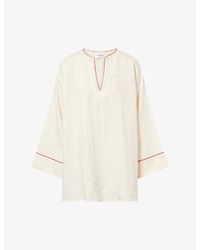 Second Summer - Juan Belted Linen Dress - Lyst