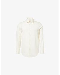 Paul Smith - Pinstripe Long-Sleeve Cotton-Blend Shirt - Lyst