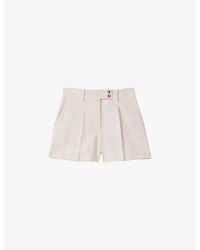 Reiss - Millie High-rise Tailored Woven Shorts - Lyst