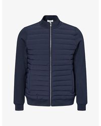 Arne - Hybrid Quilted Woven Jacket - Lyst