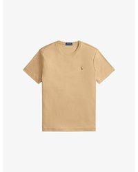 Polo Ralph Lauren - Logo-Embroidered Custom Slim-Fit Cotton-Jersey T-Shirt - Lyst