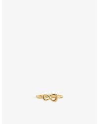 Monica Vinader - Gp Infinity 18Ct Vermeil Ring - Lyst