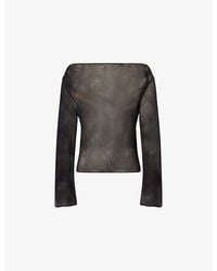 SIR. - Strobe Cowl-Neck Silk Top - Lyst