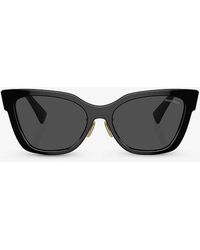 Miu Miu - Mu 02zs Square-frame Acetate Sunglasses - Lyst
