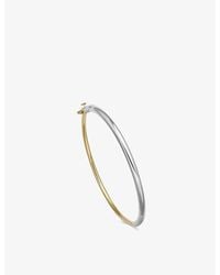 Astley Clarke - Aurora 18Ct-Plated Vermeil Sterling- Bangle Bracelet - Lyst