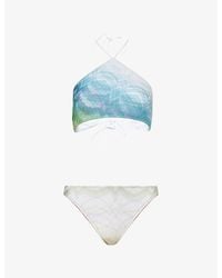 Missoni - Graphic-Print Raschel Knit Bikini Set - Lyst