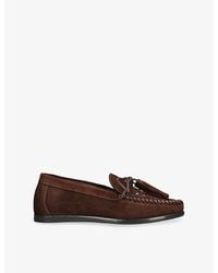 Steve Madden - Yaira Tassel Suede Loafers - Lyst