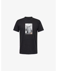 Obey - Boston Billboard Graphic Cotton-Jersey T-Shirt - Lyst