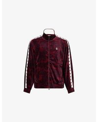 A Bathing Ape - Metal-Logo Camo Velour Track Jacket - Lyst