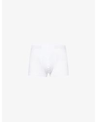 Hanro - Basic Slim-Fit Cotton-Blend Trunks Xxl - Lyst