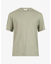 FRAME - Crewneck Short-Sleeve Cotton T-Shirt - Lyst