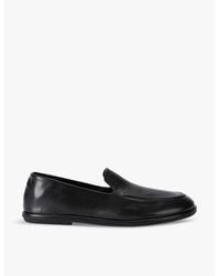 Officine Creative - Mienne 101 Round-Toe Leather Loafers - Lyst