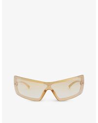 Le Specs - The Bodyguard Rectangle-frame Polyethylene Sunglasses - Lyst