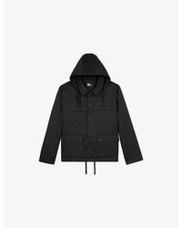 The Kooples - Patch-Pocket Regular-Fit Hooded Cotton Jacket - Lyst