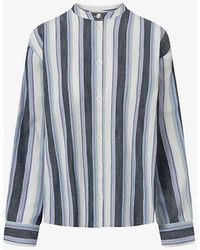 Nué Notes - Florian Striped Cotton Shirt - Lyst