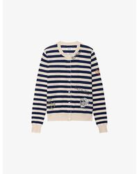 Zadig & Voltaire - Missya Striped Cashmere Cardigan - Lyst