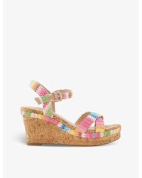 Dune - Kelisa Braided Woven Wedges - Lyst