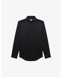 Reiss - Storm Slim-Fit Cotton-Twill Shirt - Lyst