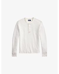 Polo Ralph Lauren - Long-Sleeve Cotton Henley Top - Lyst