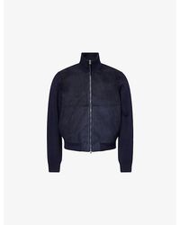 Tom Ford - Suede-Front Merino-Wool Jacket - Lyst