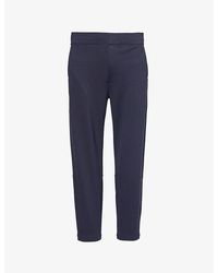 PAIGE - Tuller Relaxed-Fit Tapered Stretch-Jersey Trousers - Lyst