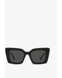 Burberry - Be4344 Daisy Square-frame Acetate Sunglasses - Lyst