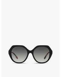 Burberry - Be4375 Vanessa Irregular-frame Acetate Sunglasses - Lyst