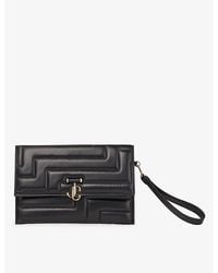 Jimmy Choo - Avenue Envelope Quilted Nappa Leather Clutch Bag - Lyst