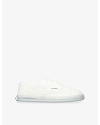 Bottega Veneta - Serena Leather Trainers - Lyst