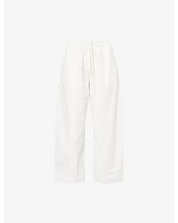 Dissh - Scout Barrel Cotton Trousers - Lyst