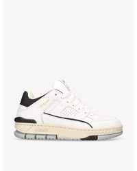 Axel Arigato - Area Lo Brand-patch Leather And Recycled Polyester Mid-top Trainers - Lyst