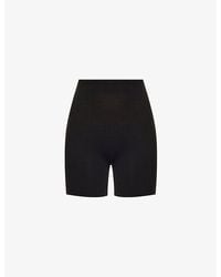 Wolford - Contour Control Stretch-cotton Shorts - Lyst