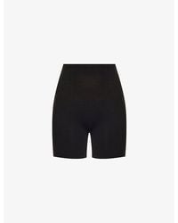 Wolford - Contour Control Stretch-Cotton Shorts - Lyst