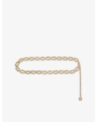 Maje - Branded Chain-Link Metal Belt - Lyst