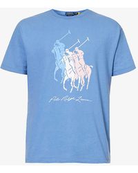 Polo Ralph Lauren - Logo-print Crew-neck Cotton-jersey T-shirt Xx - Lyst