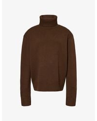 Frankie Shop - Gala Padded Turtleneck Wool Jumper - Lyst