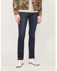PAIGE - Federal Slim-fit Tapered Jeans - Lyst