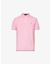 Polo Ralph Lauren - Logo-embroidered Custom-fit Cotton-piqué Polo Shirt - Lyst