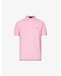 Polo Ralph Lauren - Logo-embroidered Custom-fit Cotton-piqué Polo Shirt - Lyst