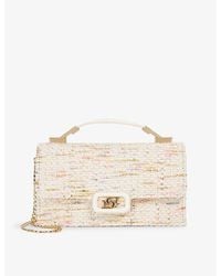 Dune - Skilled Woven Top-Handle Bag - Lyst