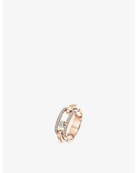 Messika - Move Link 18Ct And 0.45Ct Diamond Ring - Lyst