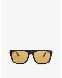 Tom Ford - Ft1337 Cyrus Rectangle-Frame Acetate Sunglasses - Lyst