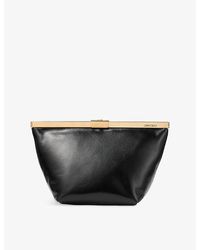 Jimmy Choo - Leather Ganache Clutch Bag - Lyst