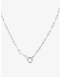 Astrid & Miyu - Link Hardware-Plated Brass Chain Necklace - Lyst