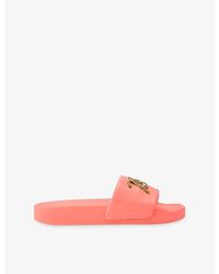 Kurt Geiger - Meena Kurt Faux-Leather Slides - Lyst
