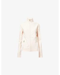 Now You Live - Clayton High-Neck Stretch-Jersey Jacket - Lyst