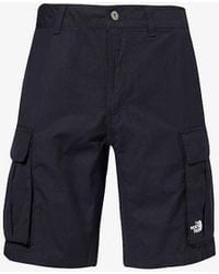 The North Face - Anticline Brand-embroidered Cotton Cargo Shorts - Lyst