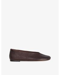 Dune - Highway Leather Ballet Flats - Lyst