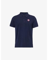 Canada Goose - Beckley Logo Cotton Polo Shirt - Lyst