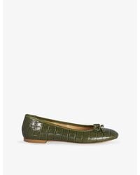 Dune - Helenne Leather Ballet Flats - Lyst